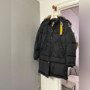 Parajumpers Women’s Long Bear Down Jacket Parka Insulated Coat With Fur